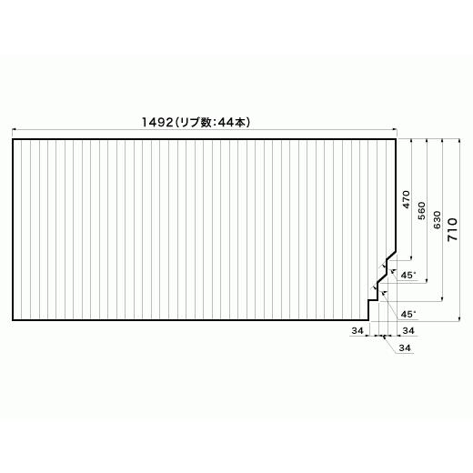 GKR74MF7K2REC Panasonic パナソニック N腰掛け浴槽1616用巻きフタ 定量止水専用