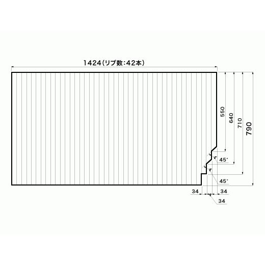 GKR74MF7S2REC Panasonic パナソニック Nソファ浴槽用巻きフタ 定量止水専用