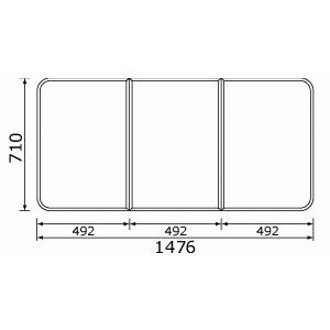 GKRX76KN7U2TC　Panasonic　パナソニック コーナー浴槽用組フタ（定量止水専用） ※GKRX76KN7U2の後継品