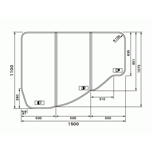 Panasonic（パナソニック） GKU76KF8U2LS Panasonic コーナーL薄型断熱
