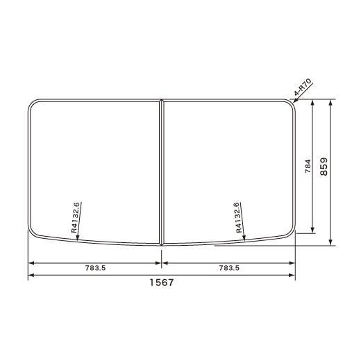 Panasonic（パナソニック） 風呂ふた (フロフタ) GVR1376 風呂フタ