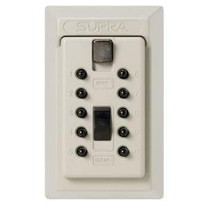 KEIDEN キーボックス カギ番人 PS6（壁付け型プッシュ式） 5個セット