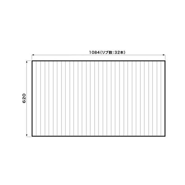 パナソニック Panasonic(松下電工 ナショナル) 風呂ふた(ふろふた フロフタ) 巻きふた RL9RL91022EC (RL91022の代替品) 620×1084mm (リブ数:32本)｜rehomestore