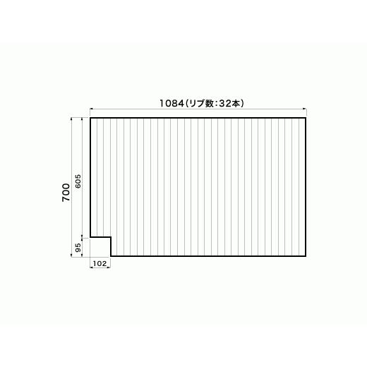RS9GD60422EC　Panasonic　パナソニック　巻きフタ　LCO1116 700X1100