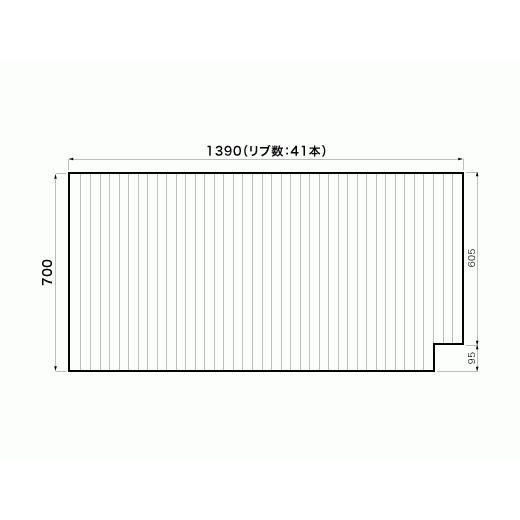 RS9GD6055NEC Panasonic パナソニック 巻きフタ 700×1390 R勝手用