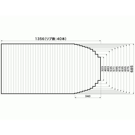 RS9GD6059NEC　Panasonic　パナソニック　アクレージュ1400N用　巻きフタ　風呂フタ