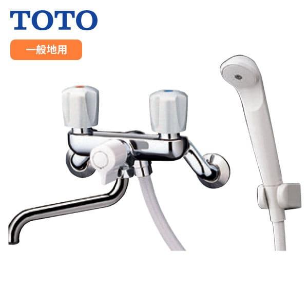 TOTO 【TMS25C】TOTO 壁付2ハンドル混合水栓 一時止水なしタイプ 代替