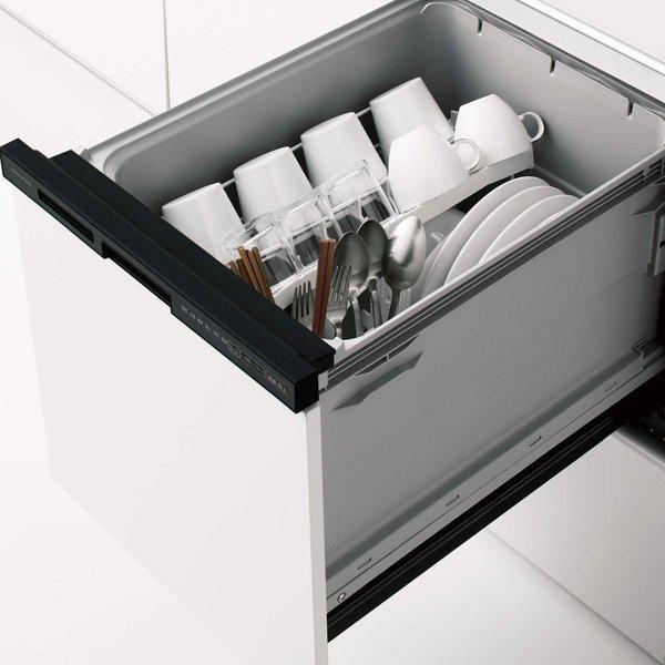 ZWPM45M18KDK-E 送料0円 クリナップ ラクエラ 扉面材タイプ ブラック 格安SALEスタート プルオープン食器洗い乾燥機