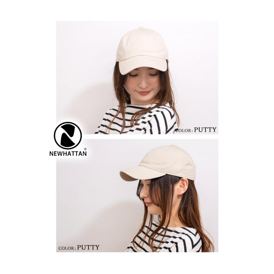 スライド式 キャップ 帽子 NEWHATTAN ニューハッタン ベースボール ローキャップ ツイル メンズ レディース | newhattan | 24