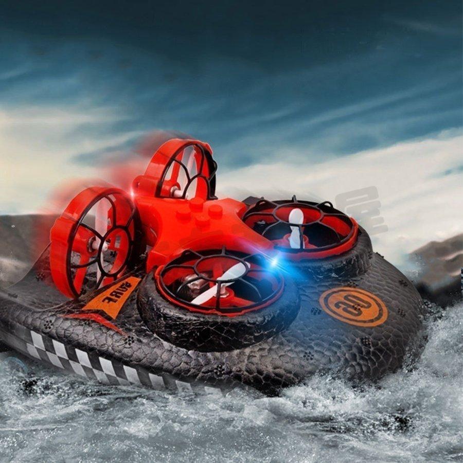 ラジコンカー ラジコンボート 水陸空3in1 おもちゃ Rcホバークラフト 子供用 ドローン 0g未満 こども向け 室内 屋外 小型 初心者 高度維持 ミニドローン Pe7 Reichtum2store 通販 Yahoo ショッピング