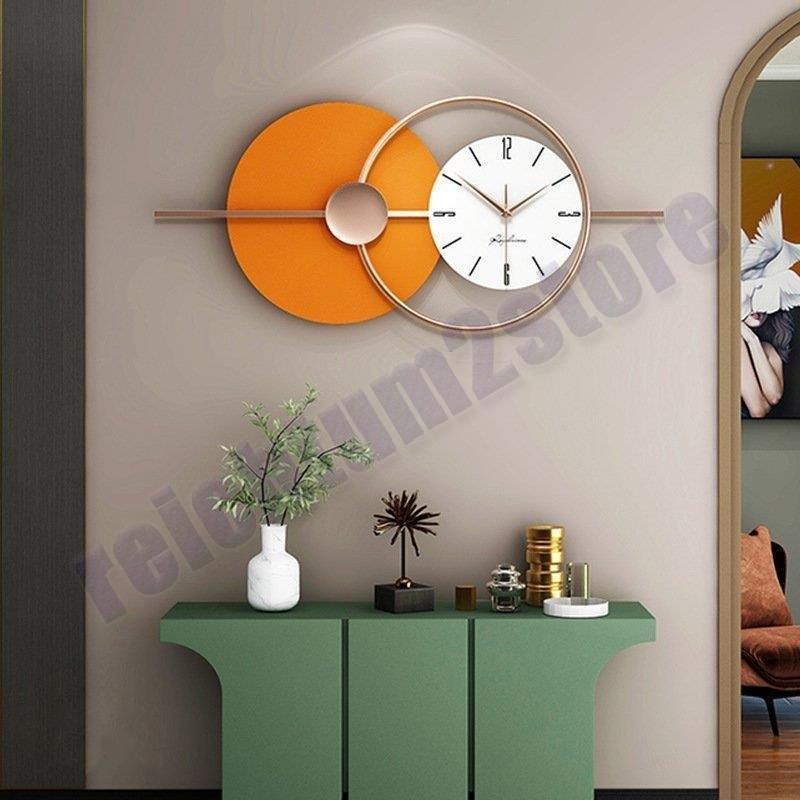 壁掛け時計 掛け時計 おしゃれ ウォールクロック クロック 新生活応援 金属 インテリア 時計 壁掛け モダン 北欧 新築祝い ギフト 電池 静音 Wallclock1 Reichtum2store 通販 Yahoo ショッピング