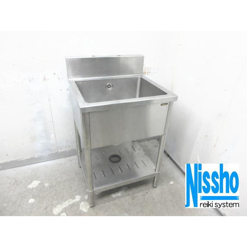 中古　ステンレスニ槽シンク 2槽シンク 中古 業務用 ステンレス製 BGなし 流し台 蛇口穴あり