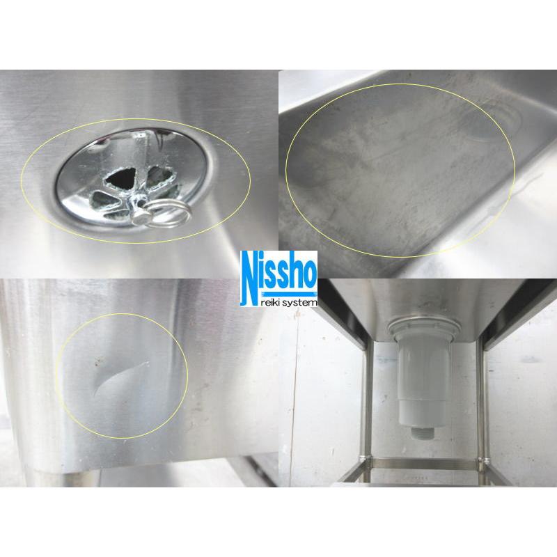 マルゼン(厨房機器) □中古 ステンレス1槽シンク・スノコ付 マルゼン(厨房機器) □中古 ステンレス1槽シンク・スノコ付