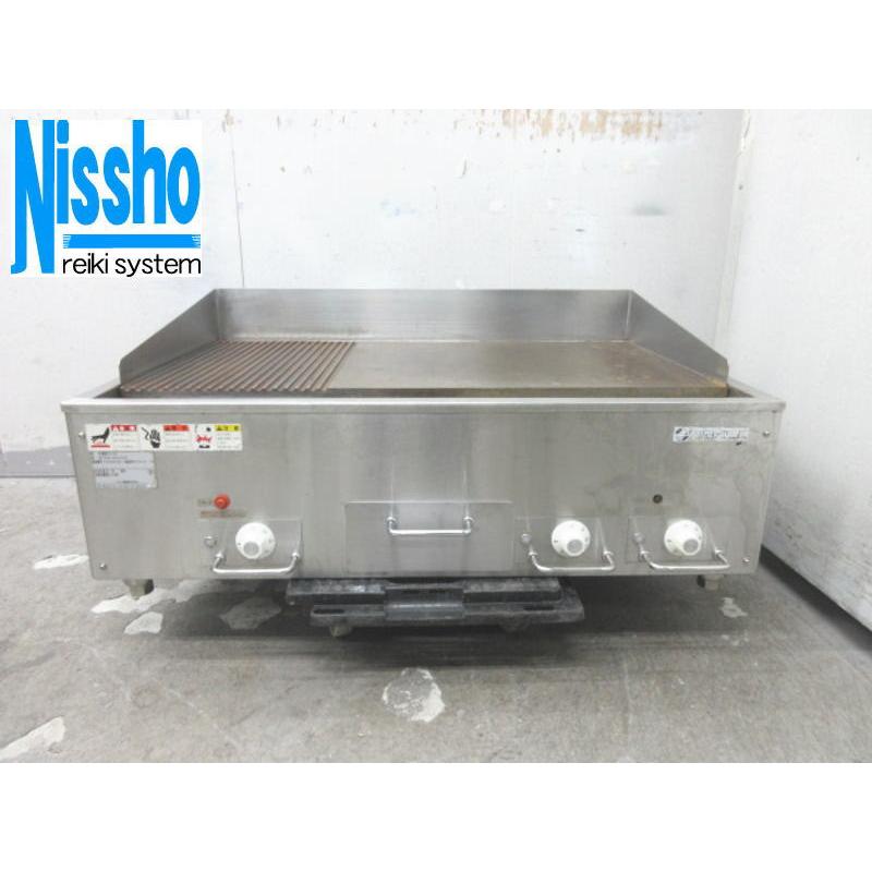 □送料無料(一部地域除く)・ニチワ電気鉄板グリドル・TEG-900CSP・14年 