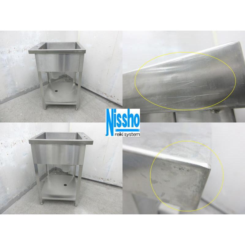 □中古 ステンレス1槽シンク・600×600×902(mm)・厨房専門店 □中古 ステンレス1槽シンク・600×600×902(mm)・厨房専門店
