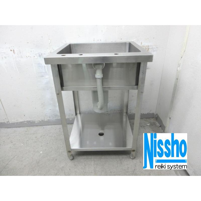 □中古 ステンレス1槽シンク・600×600×902(mm)・厨房専門店 □中古 ステンレス1槽シンク・600×600×902(mm)・厨房専門店
