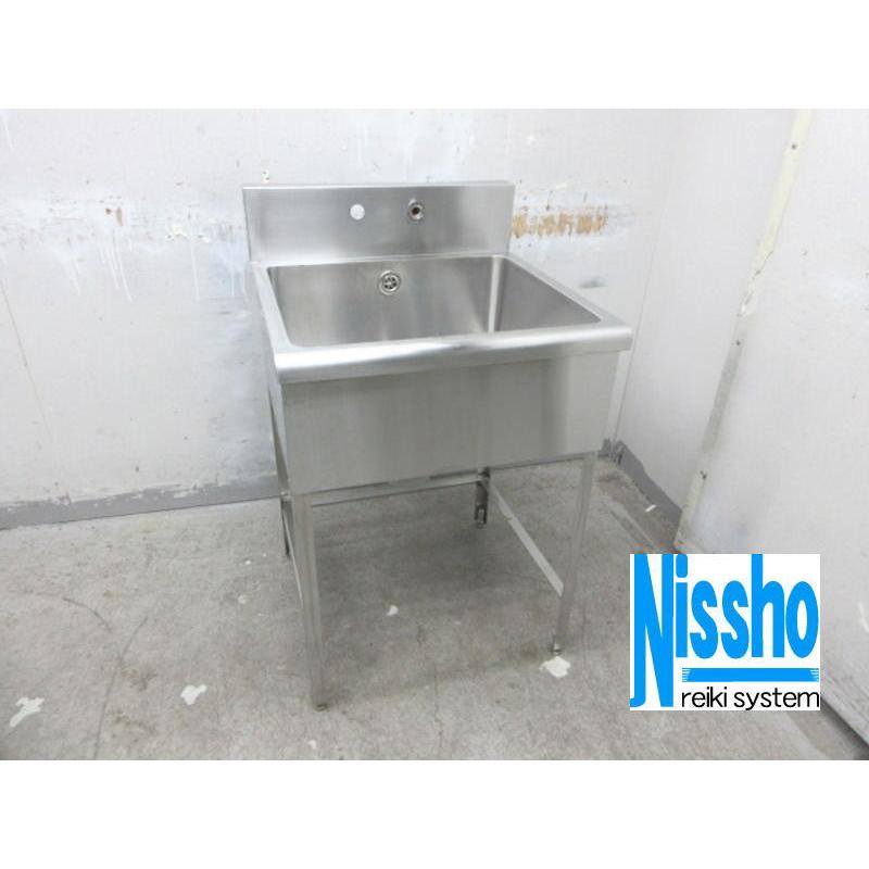 □中古 ステンレス1槽シンク・600×600×730/940(mm)・厨房専門 □中古 ステンレス1槽シンク・600×600×730/940(mm)・厨房専門