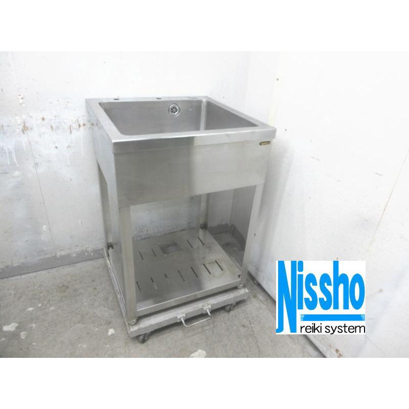 □中古 ステンレス1槽シンク・600×600×835(mm)・厨房専門店 □中古 ステンレス1槽シンク・600×600×835(mm)・厨房専門店
