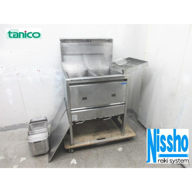 □送料無料(一部地域除く)・タニコー2槽ガスフライヤー・NB-TGFL-C67W