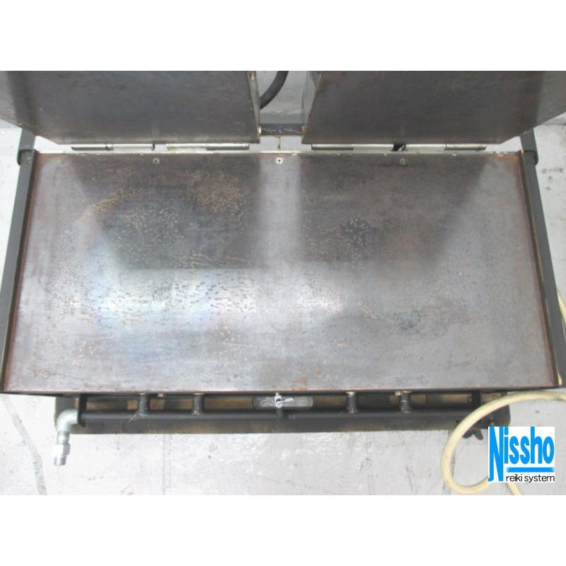 □2連イカ焼き器・都市ガス用・W850×D435mm・中古・厨房専門店 