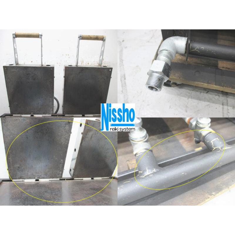□2連イカ焼き器・都市ガス用・W850×D435mm・中古・厨房専門店