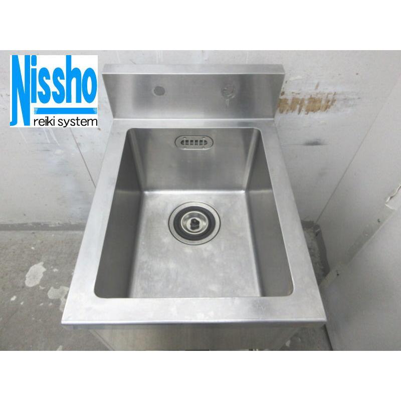 □中古 ステンレス1槽シンク・スノコ付き・500×660×835/980(mm □中古 ステンレス1槽シンク・スノコ付き・500×660×835/980(mm