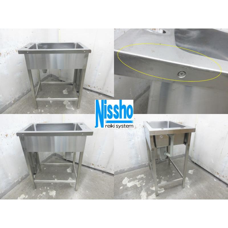 業務用シンク　1槽台付シンク　マルゼン 業務用/新品】【マルゼン】一槽台付シンク BST1-104L，BST1-104LN 幅