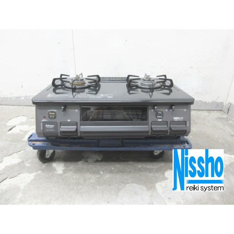 パロマ □パロマ卓上2口ガスコンロ・PA-S46B-R・LPG用・24年製