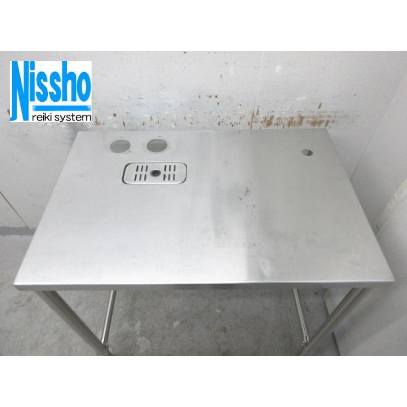 ■中古　ステンレスサーバー台・900×600×835(mm)・厨房専門店!! (6b2328)｜reiki-system-nissho｜02