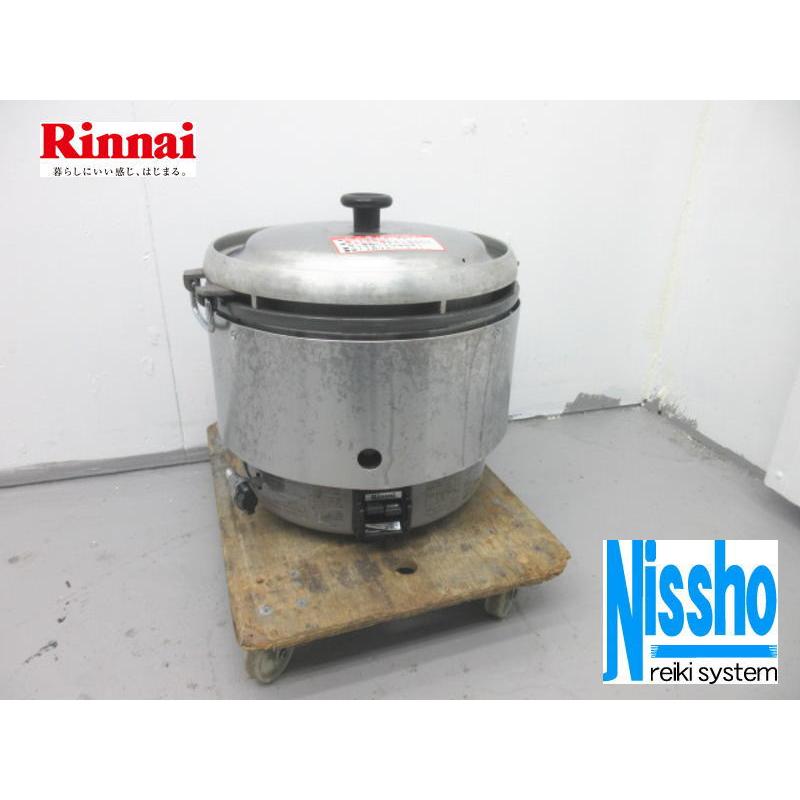 □リンナイガス炊飯器3升・RR-30S2・都市ガス用・19年製・W466