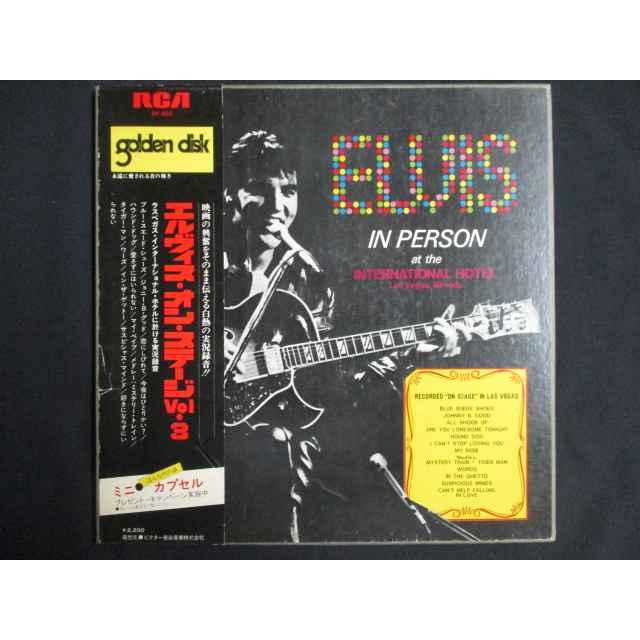 LP/エルヴィス・プレスリー/エルヴィス・オン・ステージVol.3帯 w73 LP/レコード 0188□エルヴィスプレスリー/エルヴィスオンステージ VOL