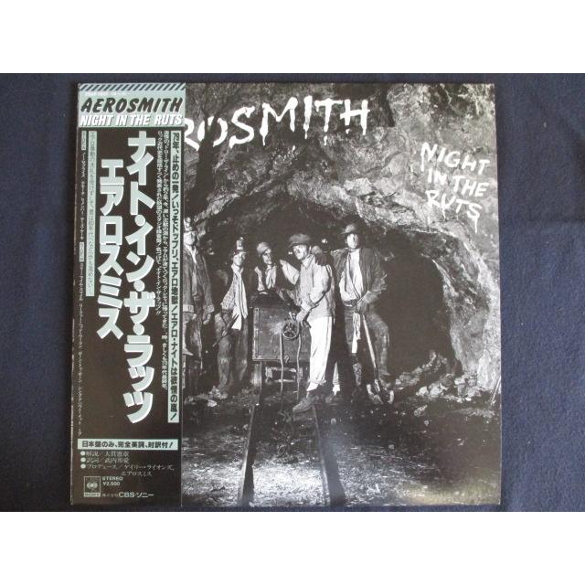 LP/レコード 0129□エアロスミス/ナイトインザラッツ/帯付/2LP