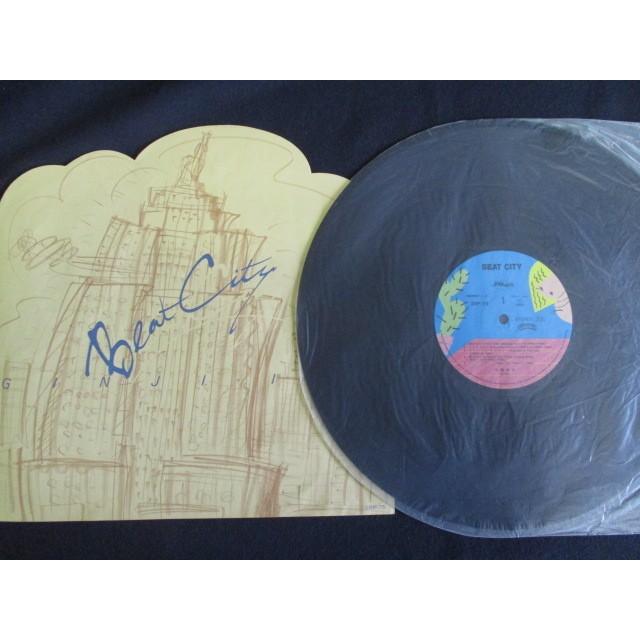 LP/レコード 0052□伊藤銀次/ビートシティー/ディスプレイジャケット