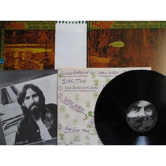 LP/レコード 0026□ジョージハリスン/ダークホース/帯付/EAS80100
