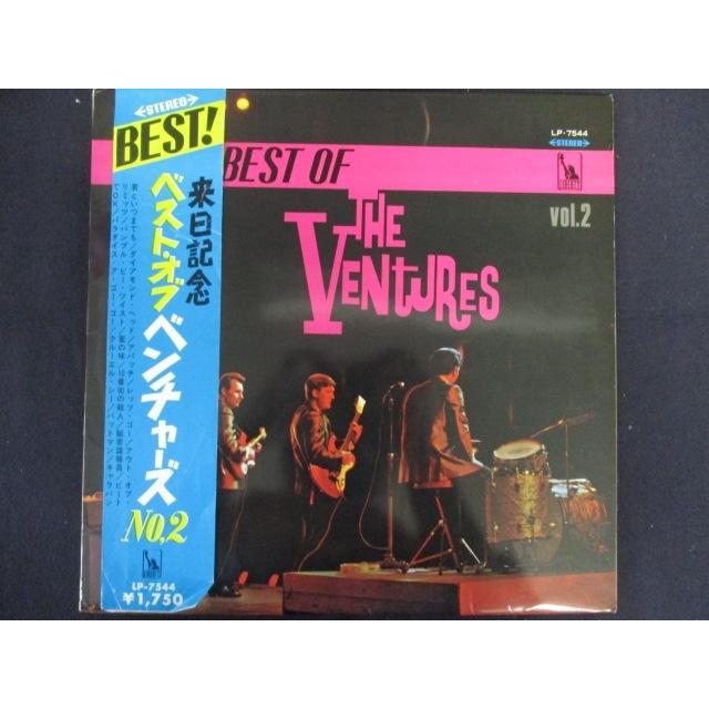 LP/レコード 0153□ザベンチャーズ/ベストオブベンチャーズNo.2/帯付