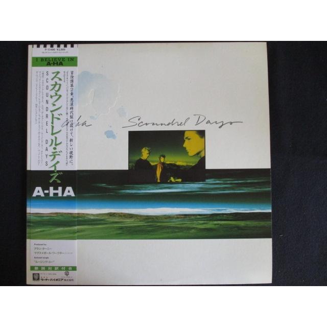 LP/レコード 0129□A-HA アーハ アハー/スカウンドレルデイズ/帯付 