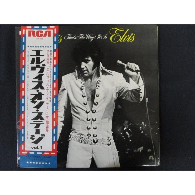 LP/レコード 0148□エルヴィスプレスリー/エルヴィスオンステージ VOL