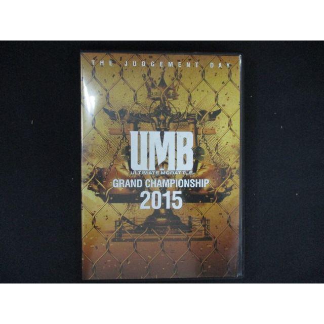 0269＃中古DVD ULTIMATE MC BATTLE GRAND CHAMPIONSHIP 2015 -THE JUDGEMENT DAY-