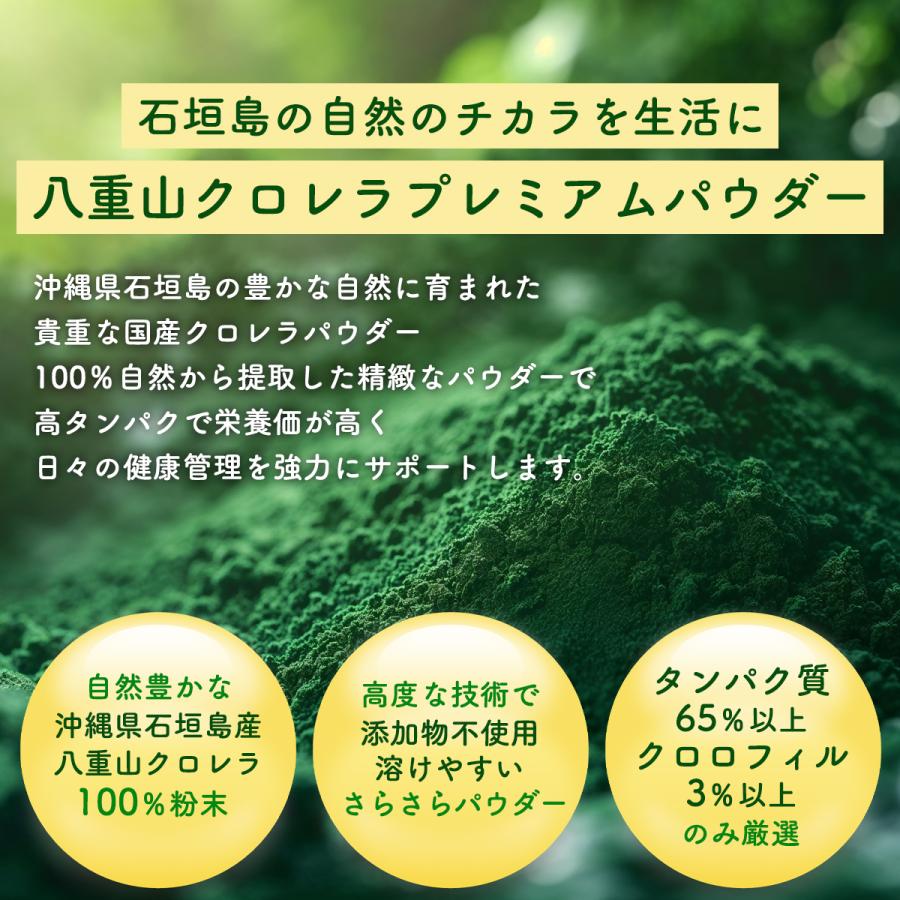 クロレラ 粉末 八重山クロレラプレミアムパウダー 60g ヤエヤマクロレラ 無添加 八重山殖産 小球藻 オーガニック 国産 クロロフィル 沖縄 石垣島 健康 食物繊維 |  | 01