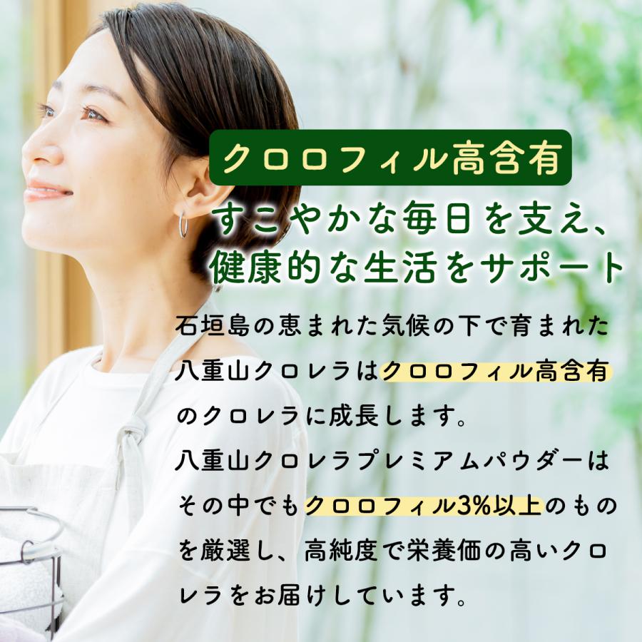 クロレラ 粉末 八重山クロレラプレミアムパウダー 60g ヤエヤマクロレラ 無添加 八重山殖産 小球藻 オーガニック 国産 クロロフィル 沖縄 石垣島 健康 食物繊維 |  | 03