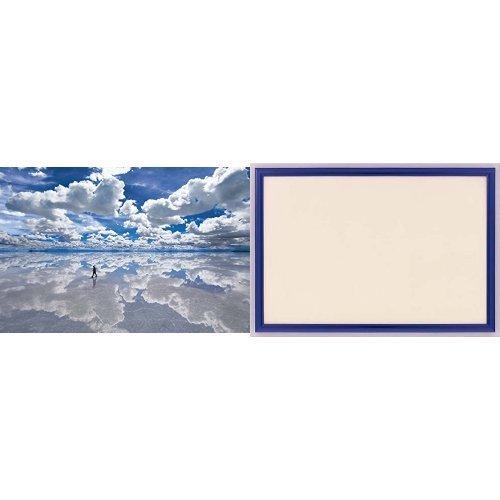 1500スモールピース 世界の絶景 ウユニ塩湖 木製フレームセット シャインブルー｜reimotsu-ya｜02