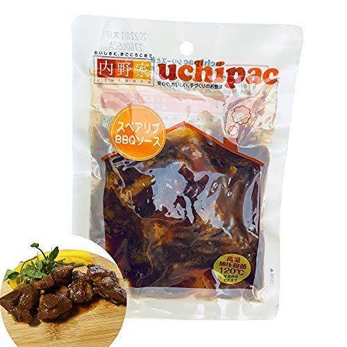 内野家 Uchipac 無添加 スペアリブbbqソース仕立て 1g 10食セット レトルト食品 お惣菜 非常食 レトルトおかず ハヤシルー Audiocenter Com Gt