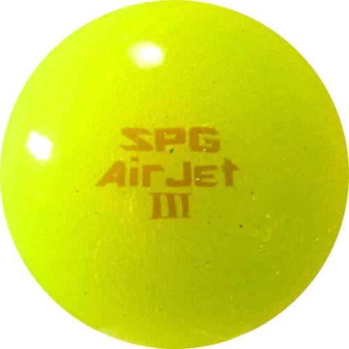 大人気! おすすめ SPGパークゴルフ公認ボール AirJetIII エアージェットスリー お得な2個セット イエロー GOLF 飛距離 SAPPORO PARK