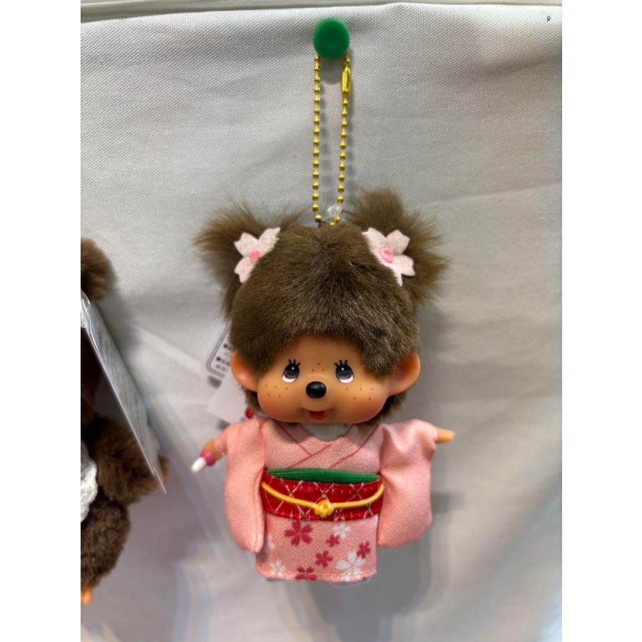 さくら、スワロフスキー　モンチッチ さくら着物モンチッチ キーチェーン|【ぬいぐるみのセキグチ】メーカー