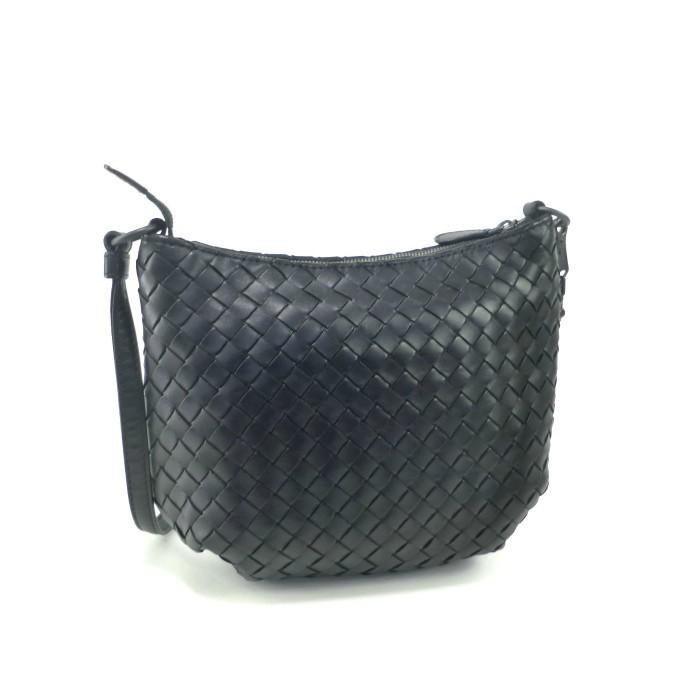 Web限定 新品同様 中古 Bag Intrecciato 310774 ライトパープル レザー バッグ ショルダー チェーン イントレチャート Veneta Bottega ヴェネタ ボッテガ バッグ 90130115