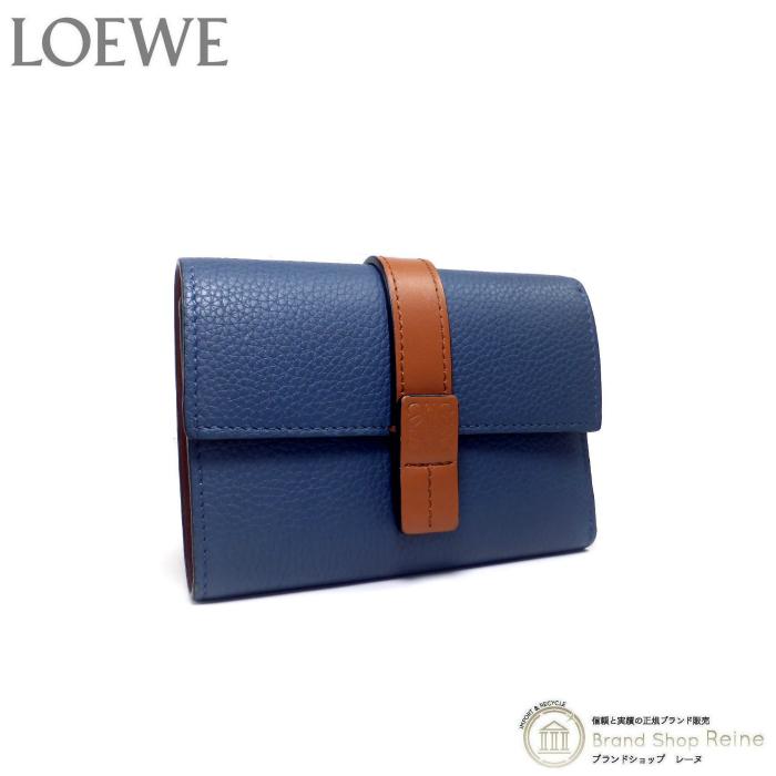在庫限りセール ロエベ Loewe スモール バーティカル ウォレット 三つ折り 財布 124 美品 中古 ポイント10倍 Gestion Etechnologies Shop