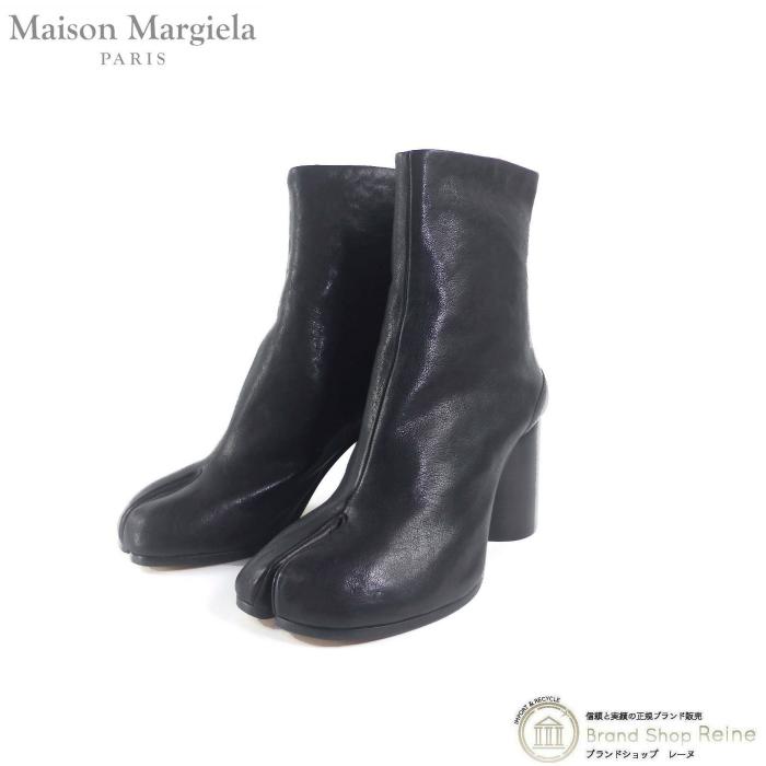 メゾンマルジェラ(Maison Margiela) Tabi タビ 足袋 ショートブーツ ヴィンテージレザー S58WU0260 ブラック