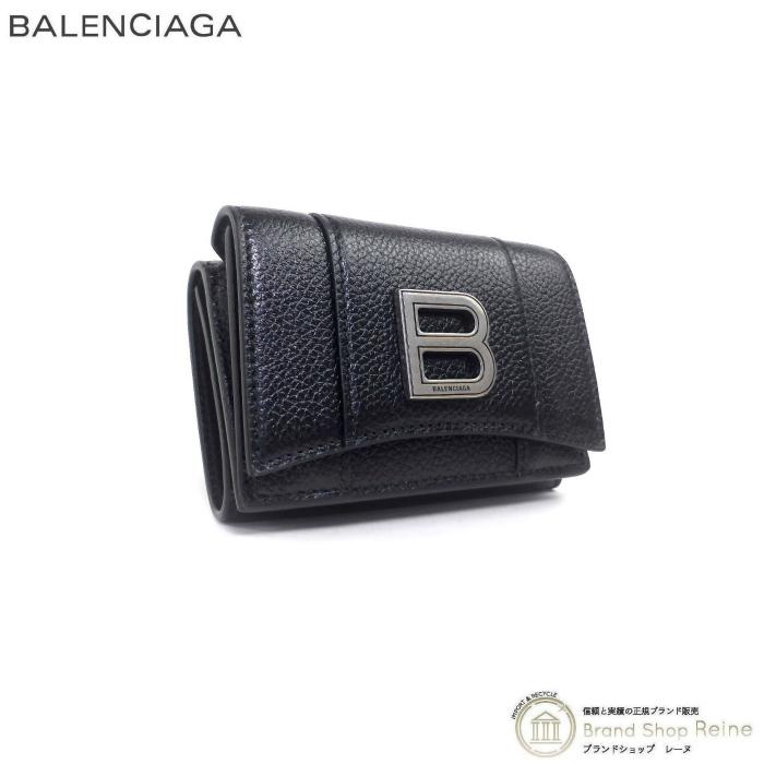 バレンシアガ （BALENCIAGA） アワーグラス ミニ ウォレット コンパクト 三つ折り 財布 600212 ブラック （新品）  :21-033731:Brandshop Reine - 通販 - Yahoo!ショッピング