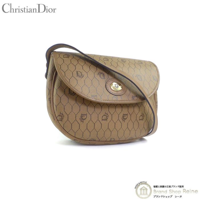 上品なスタイル クリスチャンディオール(Christian Dior) ヴィンテージ モノグラム ショルダー バッグ ブラウン 中古 ショルダーバッグ