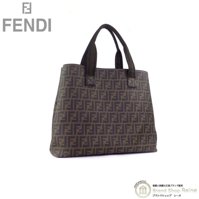 フェンディ Fendi Ffロゴ ズッカ トート ショルダー バッグ メンズ 7va271 ブラウン 未使用品 中古 21 Brandshop Reine 通販 Yahoo ショッピング